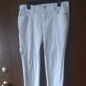 Faded Glory skinny white jeans 14P